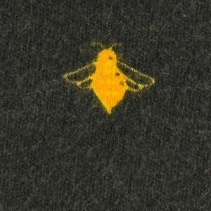 Kim Rogers Perfectly Soft XXL 100% Cotton 3/4 sleeve T-shirt navy w Yellow bees